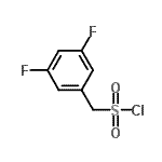 结构式 CAS# 163295-74-7, (3,5-二氟苯基)甲烷磺酰氯