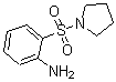 结构式 CAS# 163460-75-1, 2-(1-吡咯烷基磺酰基)-苯胺