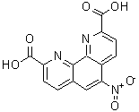 structure of CAS# 164394-23-4, 5-Nitro-1,10-Phenanthroline-2,9-Dicarboxylic Acid;5-NITRO-1,10-PHENANTHROLINE-2,9-DICARBOXYLIC ACID;5-nitropyridino[3,2-h]quinoline-2,9-dicarboxylic acid