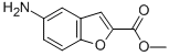structure of CAS# 1646-29-3, 5-Amino-2-Benzofurancarboxylicacid Methyl Ester;Methyl 5-Aminobenzofuran-2-Carboxylate;5-Amino-2-Benzofurancarboxylic Acid Methyl Ester;5-Aminobenzofuran-2-Carboxylic Acid Methyl Ester
