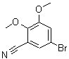 structure of CAS# 164670-73-9, 5-Bromo-2,3-Dimethoxybenzonitrile;5-bromo-2,3-dimethoxybenzonitrile;5-Bromo-2,3-dimethoxy-benzonitrile