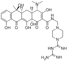 结构式 CAS# 16545-11-2, 胍甲环素