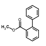 结构式 CAS# 16605-99-5, 甲基2-联苯羧酸酯