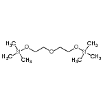 structure of CAS# 16654-74-3, 2,2,10,10-Tetramethyl-3,6,9-Trioxa-2,10-Disilaundecane;Bis[2-(trimethylsilyloxy)ethyl] Ether;Diethylene glycol, bistrimethylsilyl ether;Trimethyl-[2-(2-trimethylsilyloxyethoxy)ethoxy]silane