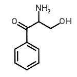 CAS#: 16735-23-2， 2-Amino-3-Hydroxy-1-Phenyl-1-Propanone