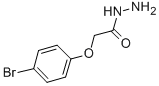 structure of CAS# 16738-00-4, (4-Bromo-Phenoxy)-Acetic Acid Hydrazide;2-(4-Bromophenoxy)Ethanehydrazide;Zinc00063727;Sbb005126