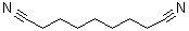 structure of CAS# 1675-69-0, Azelanitrile;Azelaonitrile;Azeleonitrile