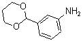 结构式 CAS# 168551-56-2, 3-(1,3-二恶烷-2-基)-苯胺