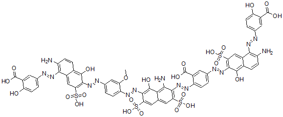 CAS#: 16894-32-9， Direct Black 122