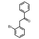 结构式 CAS# 16897-97-5, 2-(2-溴苯基)-1-苯乙酮