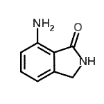 结构式 CAS# 169044-98-8, 7-氨基-1-异吲哚啉酮