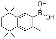 结构式 CAS# 169126-64-1, (5,6,7,8-四氢-3,5,5,8,8-五甲基-2-萘基)-硼酸