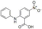 结构式 CAS# 16927-50-7, 5-硝基-N-苯基邻氨基苯甲酸