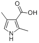 structure of CAS# 17106-13-7, 2,4-Dimethyl-1H-Pyrrole-3-Carboxylic Acid;1H-Pyrrole-3-Carboxylicacid,2,4-Dimethyl-(9CI);2,4-Dimethylpyrrole-3-Carboxylicacid