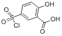 structure of CAS# 17243-13-9, 5-(Chlorosulfonyl)-2-Hydroxy-Benzoic Acid;2-Hydroxy-5-(Chlorosulfonyl)Benzoic Acid;5-CHLOROSULPHONYL-2-HYDROXYBENZOIC ACID;5-CHLOROSULFONYL-2-HYDROXYBENZOIC ACID