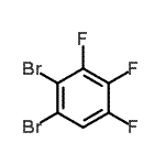 structure of CAS# 17299-94-4, 1,2-Dibromo-3,4,5-Trifluorobenzene