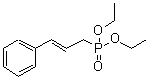 结构式 CAS# 17316-55-1, [(2E)-3-苯基-2-丙烯-1-基]膦酸二乙酯