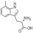 structure of CAS# 17332-70-6, 7-Methyltryptophan;7-Methyl-Dl-Tryptophan;M-5074;M8379_SIGMA