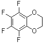 结构式 CAS# 1743-87-9, 5,6,7,8-四氟-2,3-二氢-1,4-苯并二氧杂环己烷