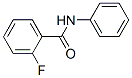structure of CAS# 1747-80-4, 2-Fluorobenzanilide;2-Fluoro-N-Phenyl-Benzamide;Stk325488;Zinc01682943