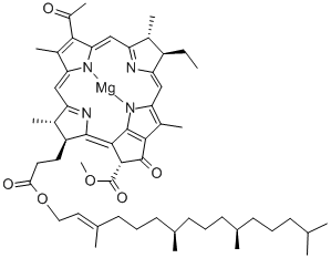 structure of CAS# 17499-98-8, Bacteriochlorophyll;Magnesium, (3,7,11,15-Tetramethyl-2-Hexadecenyl 9-Acetyl-14-Ethyl-13,14-Dihydro-21-(Methoxycarbonyl)-4,8,13,18-Tetramethyl-20-Oxo-3-Phorbinepropanoato(2-)-N23,N24,N25,N26)-, (Sp-4-2-(3S-(3Alpha(2E,7S*,11S*),4Beta,13Beta,14Alpha,21Beta)))-;Bacteriochlorophyll