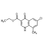 CAS#: 175134-96-0， Ethyl 6-Chloro-8-Methyl-4-Oxo-1,4-Dihydro-3-Quinolinecarboxylate
