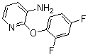 结构式 CAS# 175135-63-4, 3-氨基-2-(2,4-二氟苯氧基)吡啶
