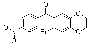CAS#: 175136-46-6， (7-Bromo-2,3-Dihydro-1,4-Benzodioxin-6-Yl)(4-Nitrophenyl)-Methanone