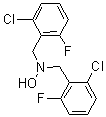 结构式 CAS# 175136-75-1, 2-氯-N-[(2-氯-6-氟苯基)甲基]-6-氟-N-羟基-苯甲胺