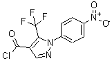 结构式 CAS# 175137-36-7, 1-(4-硝基苯基)-5-(三氟甲基)-1H-吡唑-4-甲酰氯