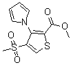 结构式 CAS# 175201-75-9, 4-(甲基磺酰基)-3-(1H-吡咯-1-基)-2-噻吩羧酸甲酯