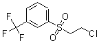 结构式 CAS# 175203-09-5, 1-[(2-氯乙基)磺酰基]-3-(三氟甲基)-苯