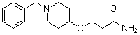 structure of CAS# 175203-67-5, 3-[[1-(Phenylmethyl)-4-Piperidinyl]Oxy]-Propanamide;3-((1-BENZYLPIPERIDIN-4-YL)OXY)PROPIONAMIDE;3-[(1-Benzylpiperidin-4-Yl)Oxy]Propanamide;3-[(1-BENZYL-4-PIPERIDYL)OXY]PROPANAMIDE