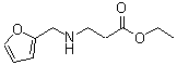 结构式 CAS# 175203-83-5, N-(2-呋喃甲基)-beta-丙氨酸乙酯