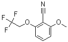 structure of CAS# 175204-03-2, 2-Methoxy-6-(2,2,2-Trifluoroethoxy)-Benzonitrile;2-Methoxy-6-(2,2,2-Trifluoroethoxy)Benzonitrile 97%;2-Methoxy-6-(2,2,2-Trifluoroethoxy)Benzonitrile97%;2-METHOXY-6-(2,2,2-TRIFLUOROETHOXY)BENZONITRILE