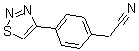 CAS#: 175205-46-6， 4-(1,2,3-Thiadiazol-4-Yl)-Benzeneacetonitrile