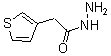 structure of CAS# 175276-94-5, 3-Thiopheneacetic Acid Hydrazide;2-(THIEN-3-YL)ACETIC ACID HYDRAZIDE;2-(3-Thienyl)Acetic Acid Hydrazide;THIOPHENE-3-ACETIC ACID HYDRAZIDE