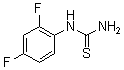 structure of CAS# 175277-76-6, N-(2,4-Difluorophenyl)-Thiourea;Nsc370368;Zinc00127105;654841_Aldrich