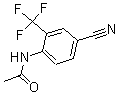 structure of CAS# 175277-96-0, N-[4-Cyano-2-(Trifluoromethyl)Phenyl]-Acetamide;N1-[4-CYANO-2-(TRIFLUOROMETHYL)PHENYL]ACETAMIDE;N-[4-CYANO-2-(TRIFLUOROMETHYL)PHENYL]ACETAMIDE;4'-Cyano-2'-(Trifluoromethyl)Acetanilide 98%