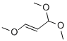 structure of CAS# 17576-35-1, 1,3,3-Trimethoxypropene;1,3,3-Trimethoxyprop-1-Ene;[(E)-3,3-Dimethoxyprop-1-Enoxy]Methane;3,3-Dimethoxyprop-1-Enoxymethane