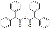structure of CAS# 1760-46-9, (2,2-Diphenylacetyl) 2,2-Diphenylacetate;2,2-Di(Phenyl)Acetic Acid [1-Oxo-2,2-Di(Phenyl)Ethyl] Ester;2,2-Di(Phenyl)Acetic Acid [2,2-Di(Phenyl)Acetyl] Ester;2,2-Di(Phenyl)Ethanoyl 2,2-Di(Phenyl)Ethanoate