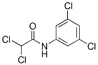 structure of CAS# 17641-00-8, N-(3,5-Dichlorophenyl)-2,2-Dichloroacetamide;2,2-Dichloro-N-(3,5-Dichlorophenyl)Ethanamide;Acetamide, 2,2-Dichloro-N-(3,5-Dichlorophenyl)-;Acetanilide, 2,2,3',5'-Tetrachloro-