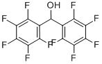 结构式 CAS# 1766-76-3, 2,3,4,5,6-五氟-alpha-(2,3,4,5,6-五氟苯基)-苯甲醇