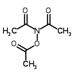 structure of CAS# 17720-63-7, N-Acetoxy-N-Acetylacetamide;N-Acetyl-N-(acetyloxy)acetamide #