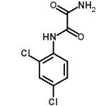 结构式 CAS# 17738-96-4, N-(2,4-二氯苯基)草酸二酰胺