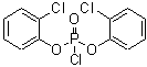 结构式 CAS# 17776-78-2, 二(2-氯苯基)氯磷酸酯