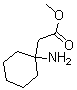 structure of CAS# 178242-64-3, 1-Amino-Cyclohexaneacetic Acid Methyl Ester;Methyl 2-(1-Aminocyclohexyl)Acetate;Methyl (1-Aminocyclohexyl)Acetate