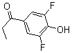 structure of CAS# 178374-78-2, 1-(3,5-Difluoro-4-Hydroxyphenyl)-1-Propanone;1-(3,5-Difluoro-4-Hydroxy-Phenyl)Propan-1-One;3',5'-Difluoro-4'-Hydroxypropiophenone;Jrd-0824