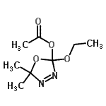 CAS 登录号：178752-07-3， 2-乙氧基-5,5-二甲基-2,5-二氢-1,3,4-恶二唑-2-基乙酸酯