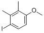 structure of CAS# 17938-70-4, 1-Iodo-4-Methoxy-2,3-Dimethyl-Benzene;1-IODO-2,3-DIMETHYL-4-METHOXYBENZENE;4-IODO-2,3-DIMETHYLANISOLE